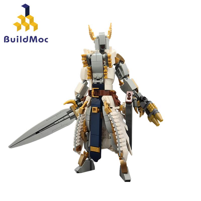 MOC Interstellars Creativity Mecha Building Blocks For Game Warframed Warriors Swordsman Mech Robot Series Bricks Toy Kids Gift