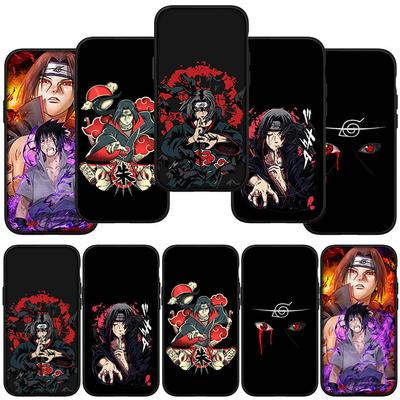 Чехол для Samsung Galaxy S25 S24 S23 iPhone 16 15 Xiaomi Redmi Note 14 13 12 16E 11 Pro Max XR OPPO Moto Huawei аниме Итачи Учиха Саске Наруто чехол