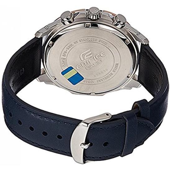 CASIO EDIFICE Chronograph Genuine Leather Strap Men Watch EFR-539L-7C EFR-539L-7C