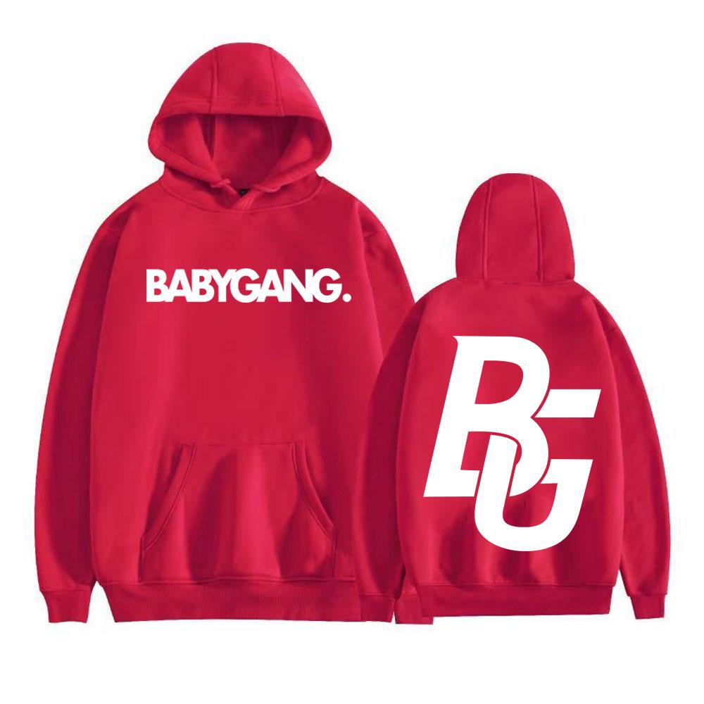 Rapper Baby Gang Album Logo Hoodie Men Women Clothing Fleece High Quality Sweatshirt Fashion Gothic Oversized Hoodies Streetwear