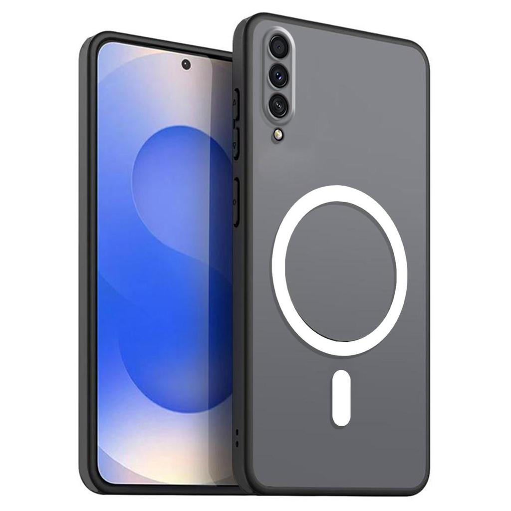 Магнитный железный кольцевой чехол для телефона Samsung Galaxy A50/A50S/A30S Матовый мягкий ТПУ Ударопрочный чехол