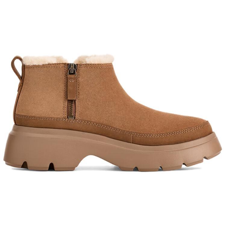 (WMNS) UGG Calimuze Ultra Mini Slip On-Snow Boots 'Chestnut' Women's 1174495-CHE