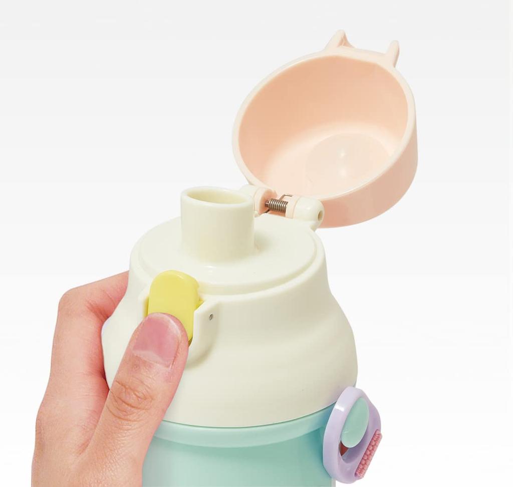 Бутылка для воды Skater Snoopy Pop Color 480 мл, антибактериальный пластик, сделано в Японии, детская PSB5SANAG-A