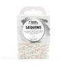 SEQUIN INCURVE IRIDESCENT WHITE A319