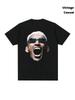 Men's Harajuku Vintage Oversized Tee Featuring a Limited Charles Large Face Graphic, Made Of, Perfect for Casual Streetwear