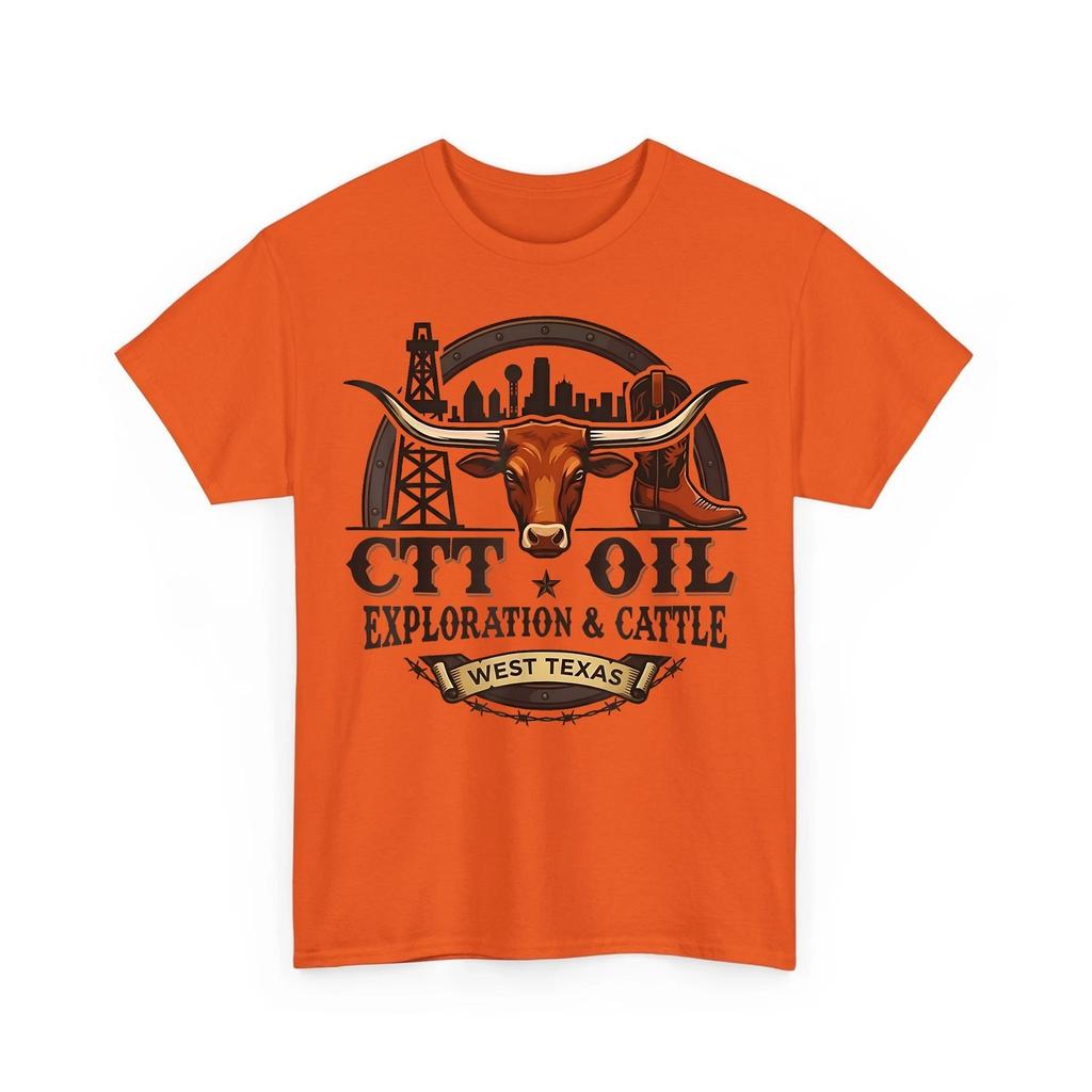 CTT Oil Exploration & Cattle Company Texas Vintage T-Shirt