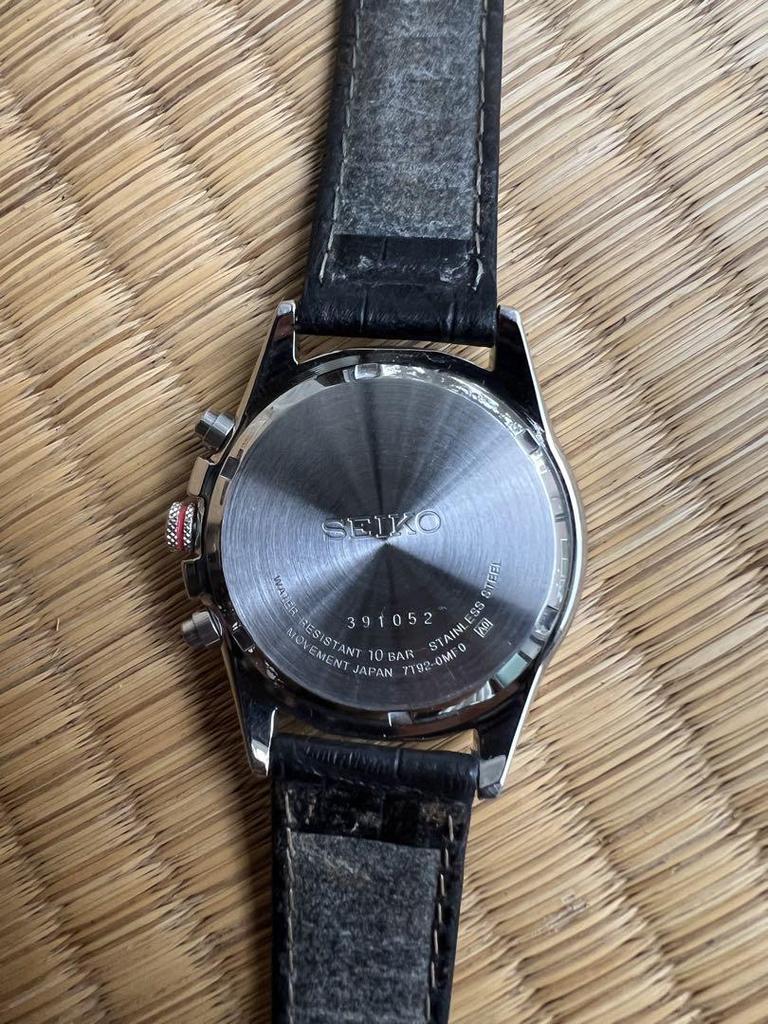 [USED] SEIKO Chronograph Watch 100m Water Resistant