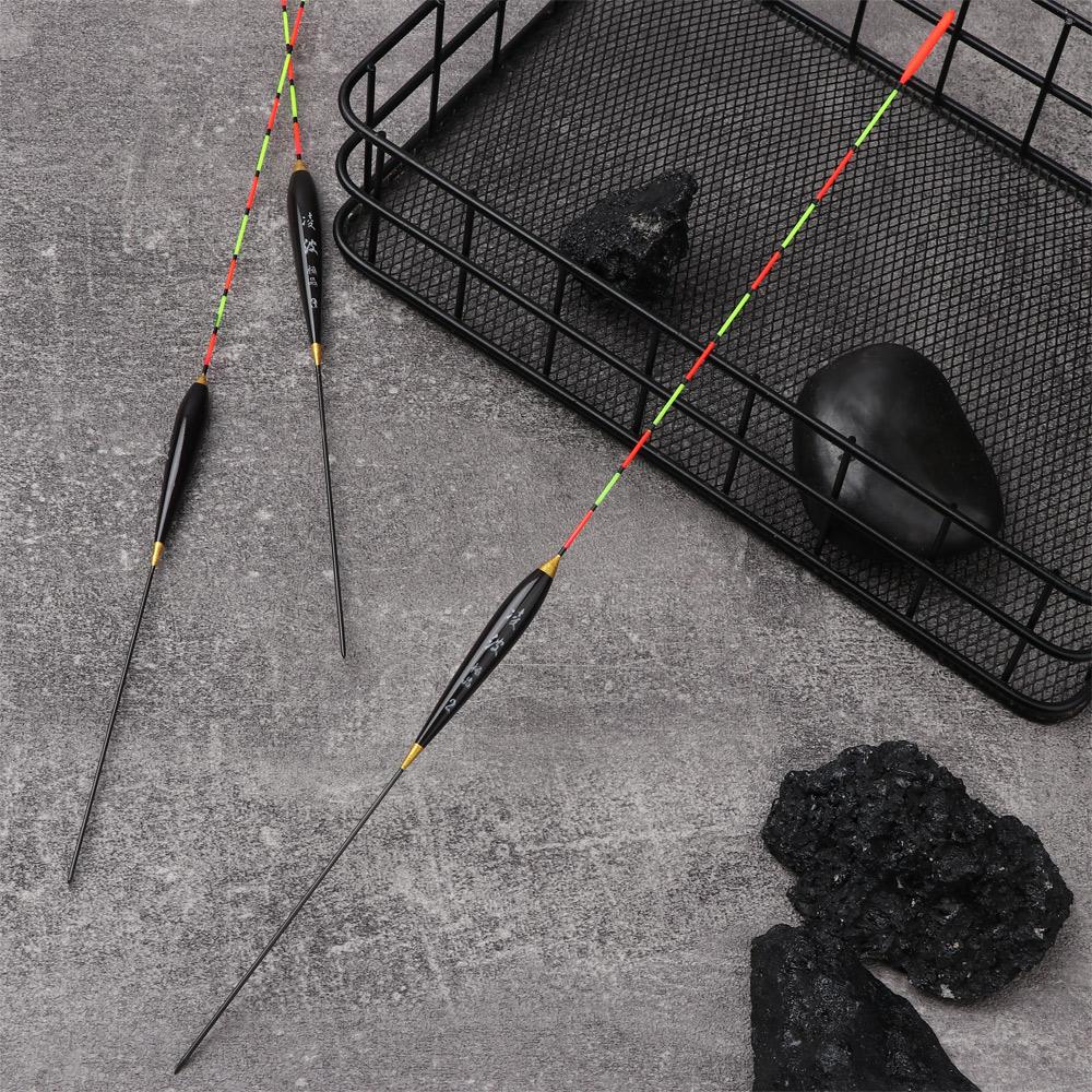 Daytime Fishing Long Tail Buoy Strike Wood Fluorescent Fishing Float Floats Bobbers Indicator