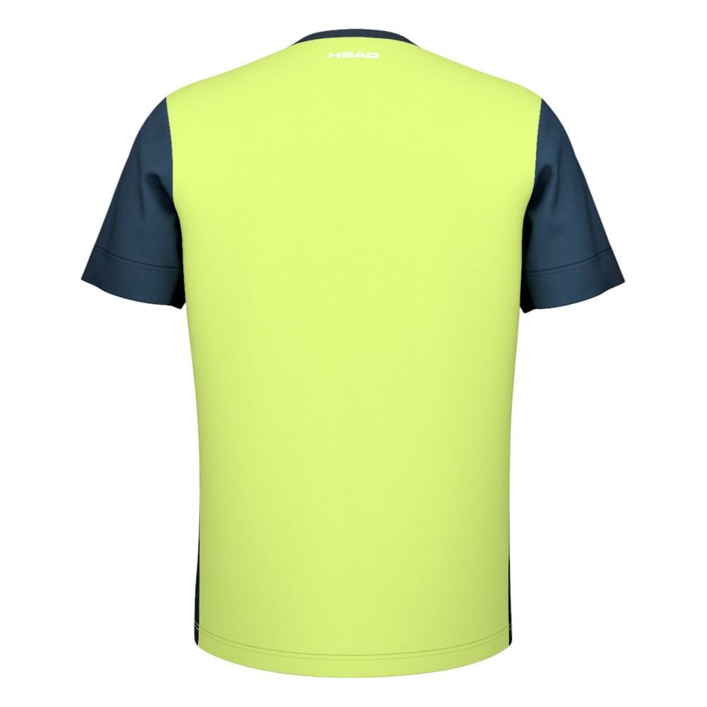 Head Slice T-shirt color block lime