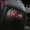 Color My Life Aluminum Alloy Car Headlight Switch Button Knob Protection Cover Trim for Jeep Renegade 2014 -