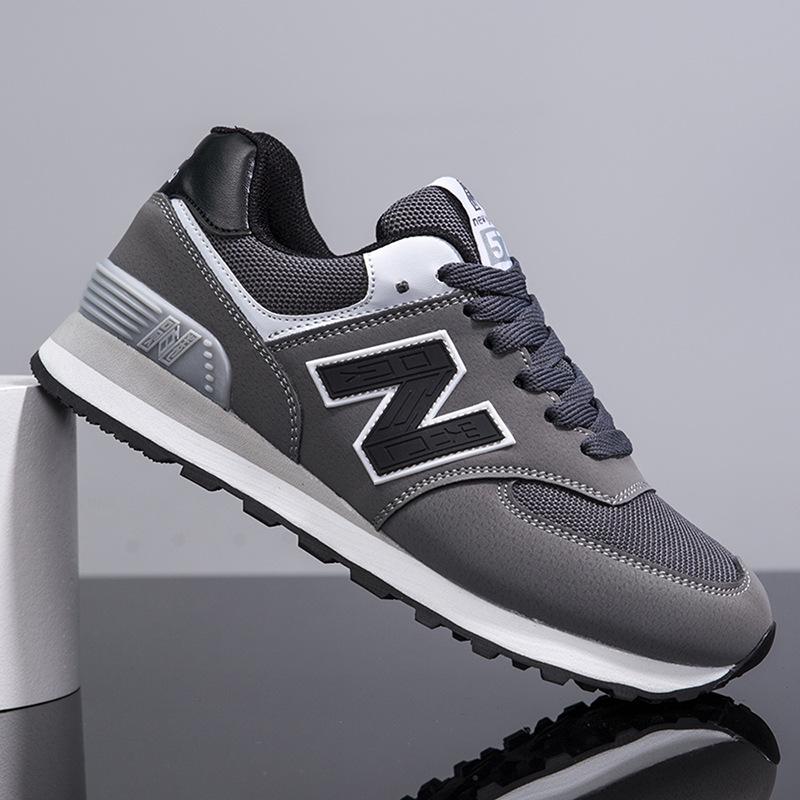 Туфли Форреста Гампа на четыре сезона, весенняя новая модная беговая обувь на шнуровке с низким верхом и толстой подошвой, холодные липкие туфли для мужчин