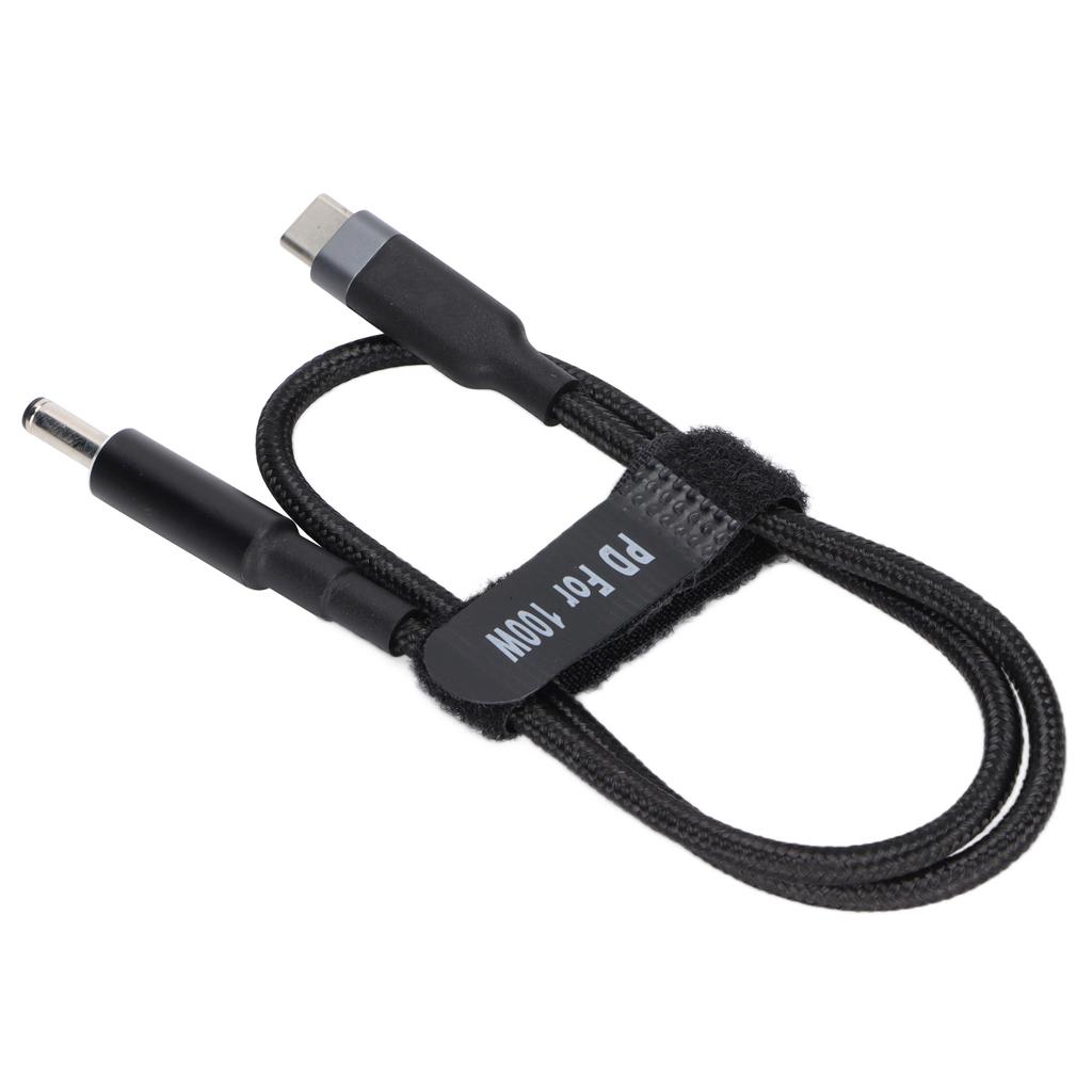 Кабель питания для ноутбука 100 Вт PD Быстрая зарядка USB C на штекер постоянного тока Стабильный износостойкий кабель питания для ноутбука для дома и офиса