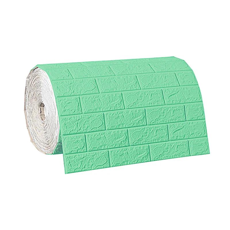 3/5/10 м 3D Самоклеящиеся обои Непрерывные Водонепроницаемые Наклейки на кирпичную стену Гостиная Спальня Детская комната Домашнее украшение