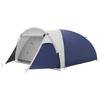 Camping Tent for 3-4 People, Sturdy, with Carry Bag, 2 Openings, Accessories, Blue