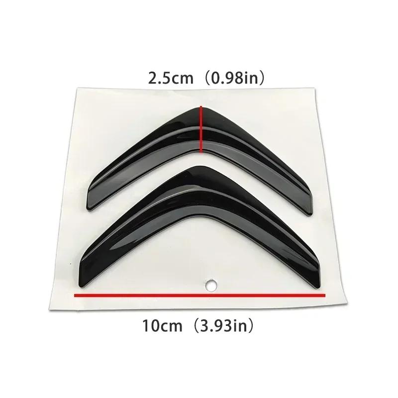 Черно-серебристый задний значок-эмблема для автомобиля Citroen Elysee Berlingo Xsara C3 XR C4 Picasso Sega Aircross C5 Автомобильный стикер для тюнинга багажника