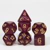 7pcs Dice DND D4, D6, D8, D10, D%, D12, D20 Board Game Accessories Polyhedral Glitter Dice Set