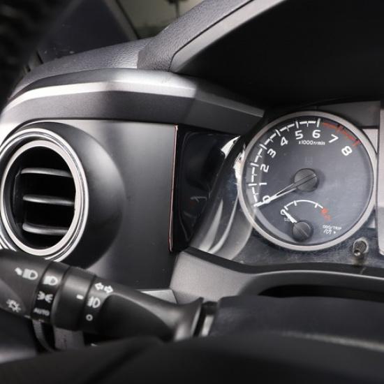 Glossy Black trument Dashboard Side Cover Trim For Toyota Tacoma 2015-