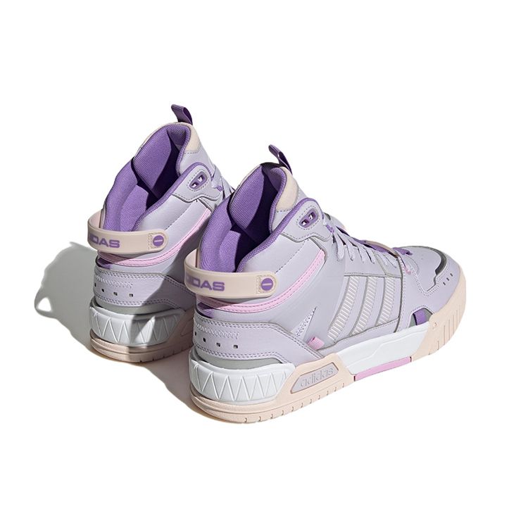 Adidas Neo D-Pad Средние Удобные Модные Нескользящие Износостойкие Легкие Средние Кроссовки для Скейтбординга Женские кроссовки для скейтбординга Фиолетовый HQ4232