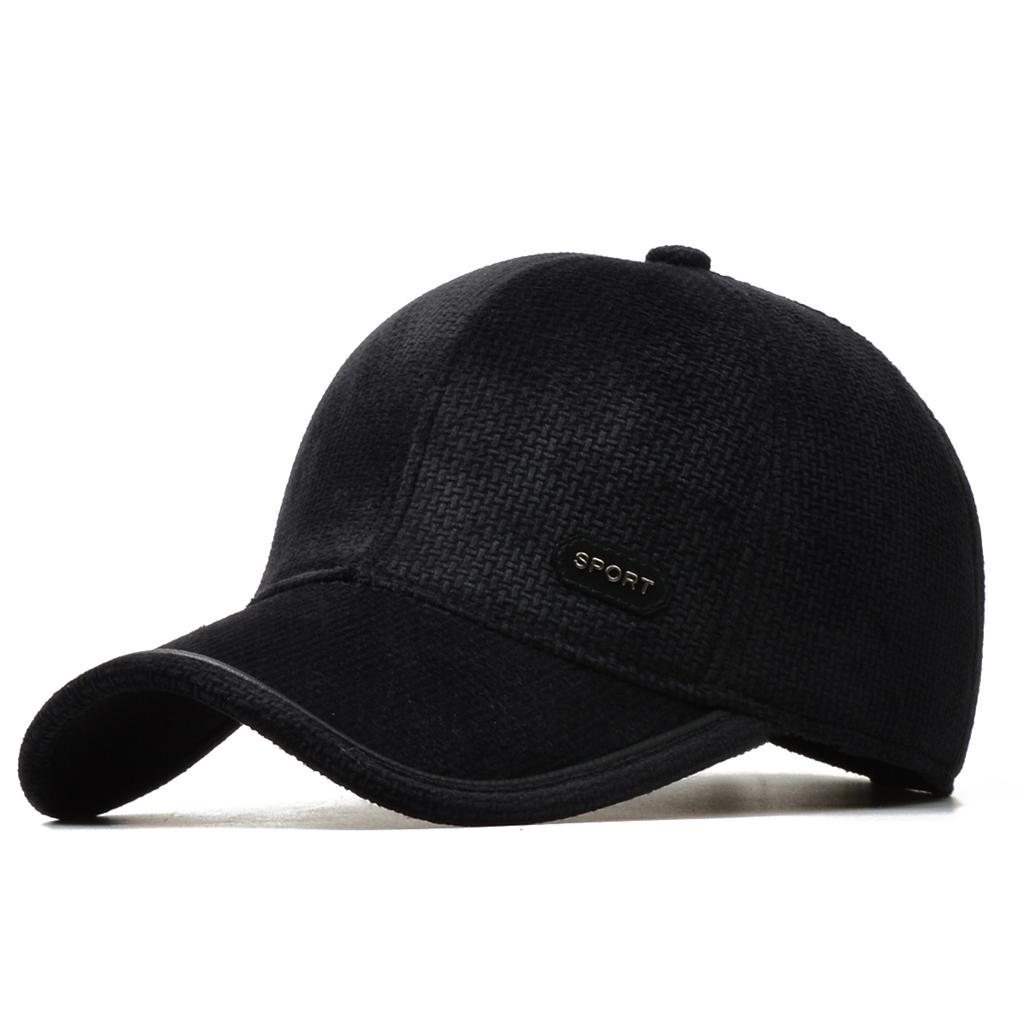 Northwood Winter Warm Mens Sport Baseball Caps Plush Velvet Thickened Outdoor Windproof Ear Protection Baseball Cap Men Trucker Hats