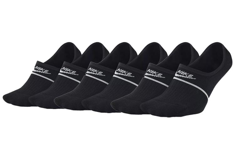 Nike Носки-невидимки Унисекс Набор Черный Для Пары SX7168-010