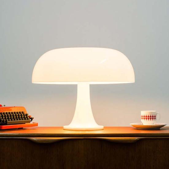 Mushroom Table Lamp LED Bedside Light Soft Glow Color Temperature Adjustable Decorative Modern Desk Lamp