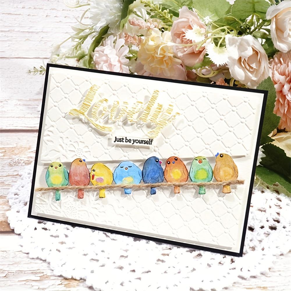 Милые Птички Металлические Режущие Штампы Трафарет DIY Скрапбукинг Тиснение Бумажные Карты Альбом Декоративное Ремесло Шаблон для Вырезания