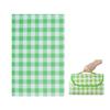 Sunny Glow Picnic for Easy To Checkered Pattern Sheet, Large, 3-6 People, Waterproof, Foldable, Lightweight, Compact, Carry, (Green)