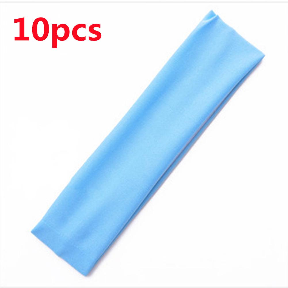 Summer Sports Yoga Headbands for Women Simple Adjustable Men Running Absorb Sweat Elastic Hair Bands Soild Headband Wholesale