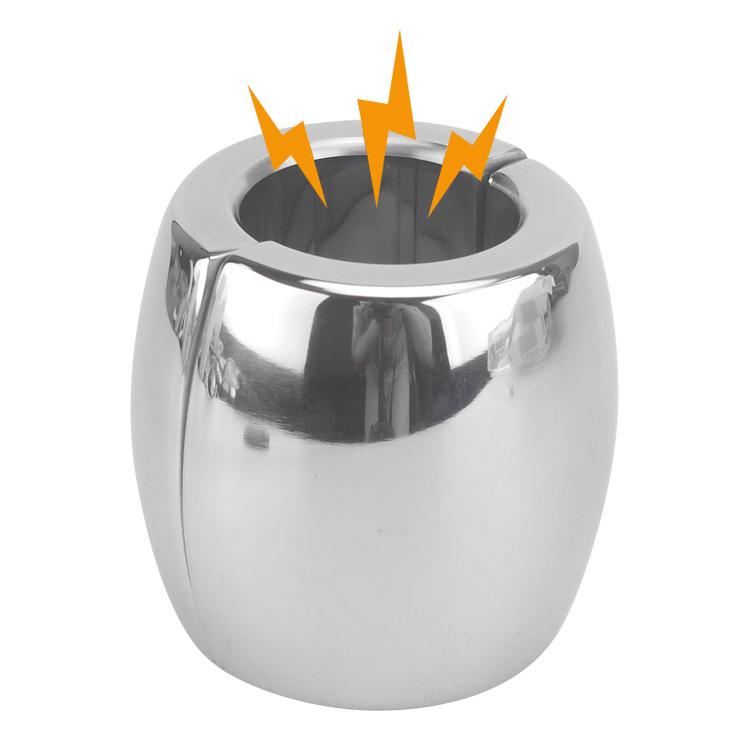 Металлический магнит из нержавеющей стали для мошонки, кольцо для связывания, кольцо для задержки пениса, секс-товар для взрослых