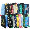 Happy Design Funny Socks Men Unisex Sheep Beer Dinosaur Pattern Sokken  Divertidos Jacquard Calcetines Unisex Hip Hop Skateboard