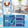 5pcs Pipe Dredging Effervescent Tablets Dissolve Toilet Floor Drains Kitchen Sewers Blocked Deodorizing Tablets Pipe Dredging Agent