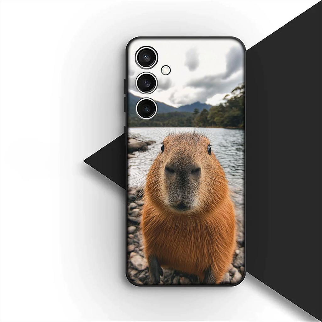 Милый силиконовый чехол-капибара для Apple iPhone 16 14 15 Plus 11 Pro Max 16E ProMax + 15Plus 16+ 14+ Чехол для телефона Coque