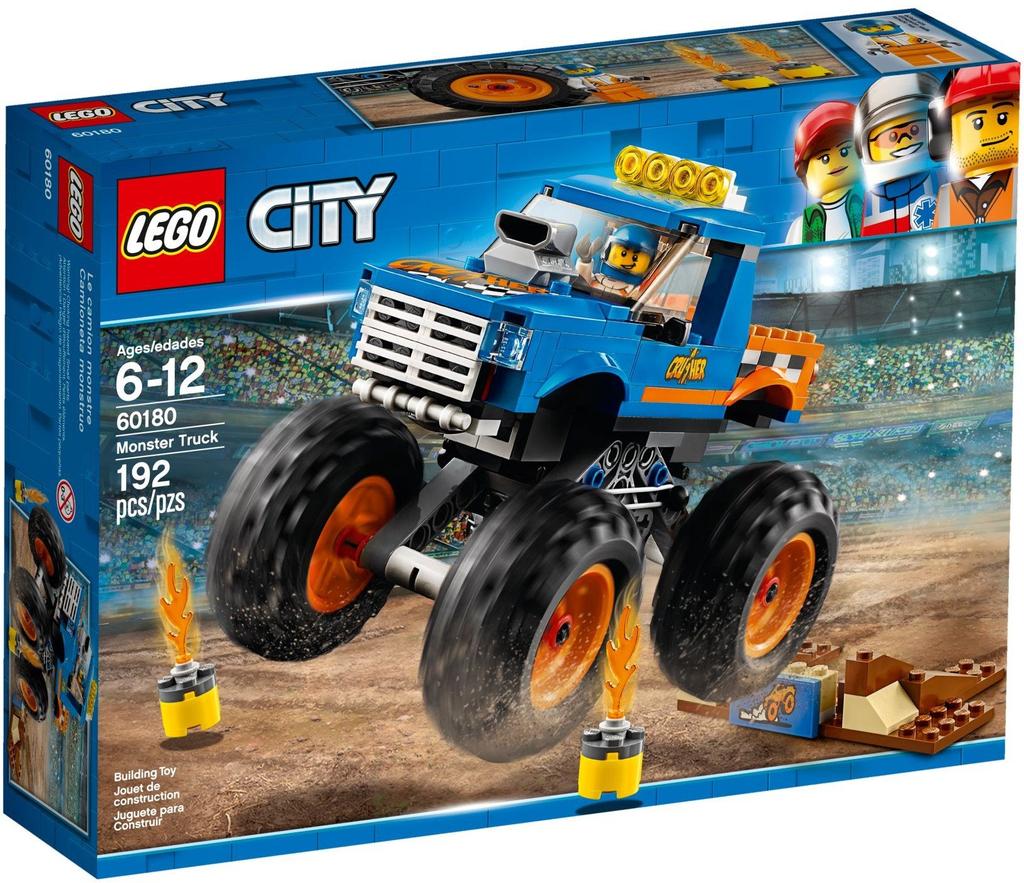 LEGO City Monster Truck 60180 Block Toy Boys Car