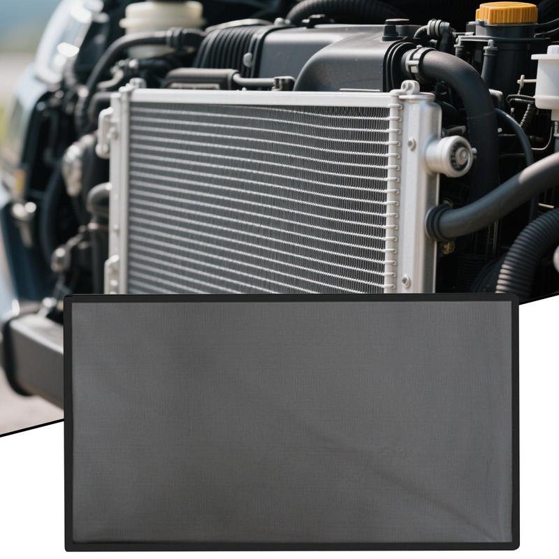 Сетчатая вставка решетки радиатора Защитная сетка для автомобиля 27,6x19,7 дюйма Защитная сетка вентиляционного отверстия капота Модификационные детали для отверстия автомобиля Грузовики