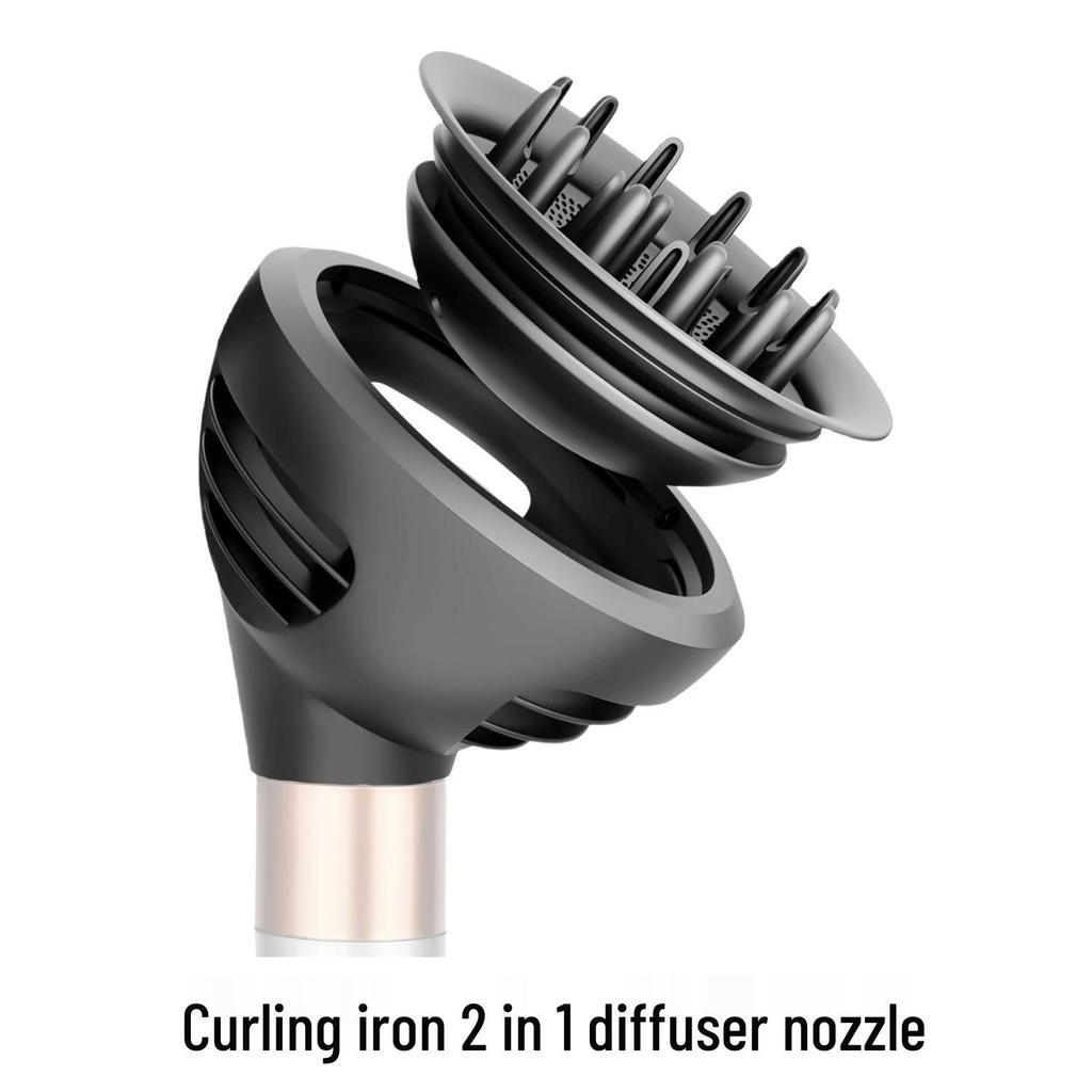 Совместимые насадки для Dyson: Плойка, Щетка для предварительной укладки, Диффузор, Разглаживающая щетка, Насадка для завивки