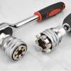 Adjustable Hex Screwdriver Universal Sleeve Torque Ratchet Adapter Head Spanner Socket Wrench