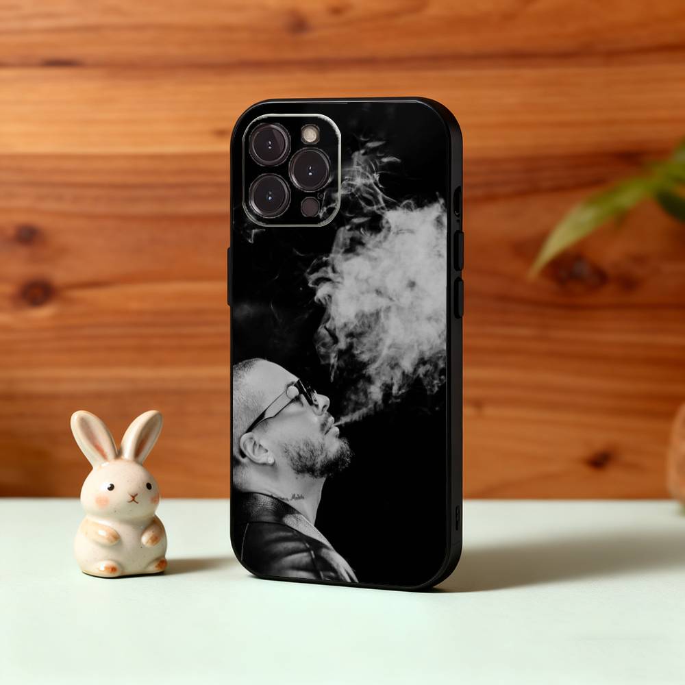 Крутой чехол для телефона J B-BalvinS для iPhone17,16,15,14,13,12,Plus,Pro Max, 5G Другие Мягкий черный чехол