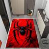 Spider-Man Red Background Non-Slip Rug - Polyester, Home Decor, Suitable for Bedrooms, Living Rooms, Entryways, and Studios