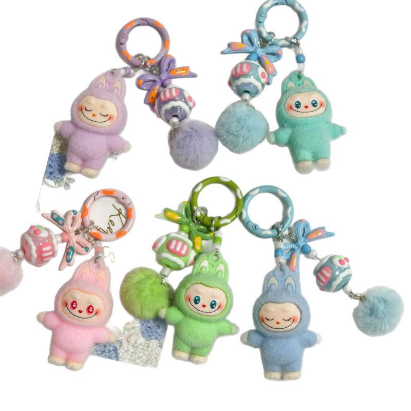 Стоячий Флисовый Брелок-Бантик 4,5 см Креативный Плюшевый Подарок Подвеска Подвеска для Сумки