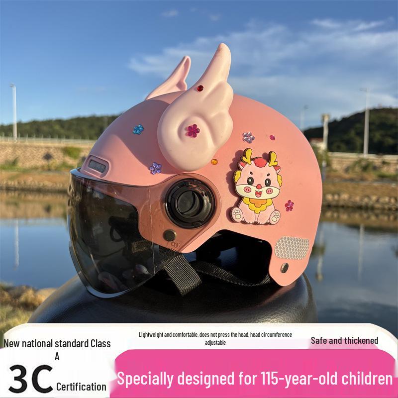 Новый детский шлем, сертифицированный 3C (Возраст 1-15) - Дышащий, Защищающий от солнца, Ударопрочный для лета