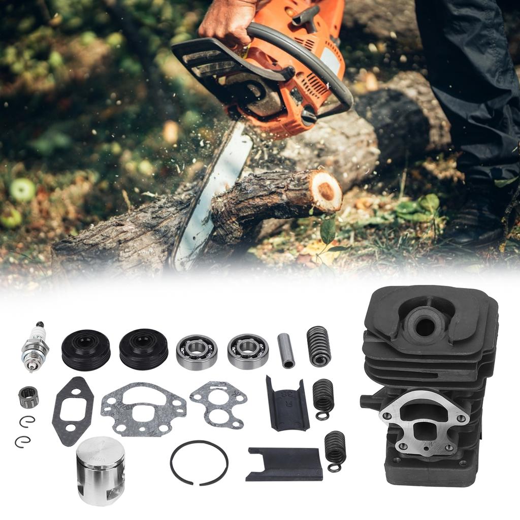 Комплект поршня цилиндра, сменный, подходит для бензопилы Husqvarna 235 236 240 235e 236e 240e