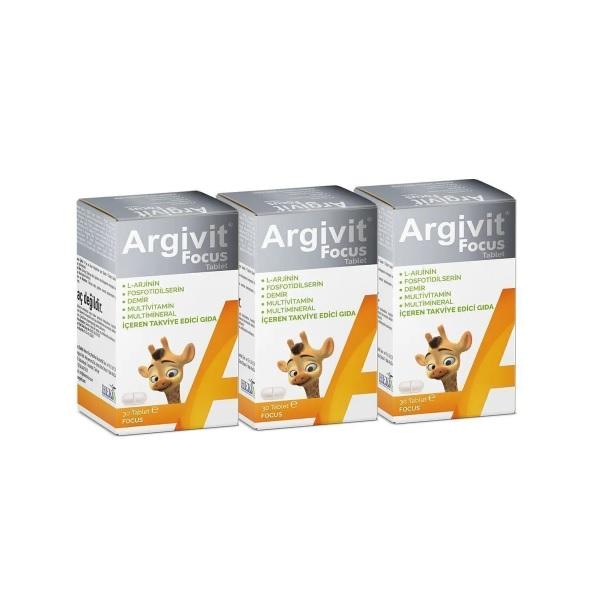 Argivit Focus 30 таблеток – Доступно в вариантах 1 или 3 упаковки
