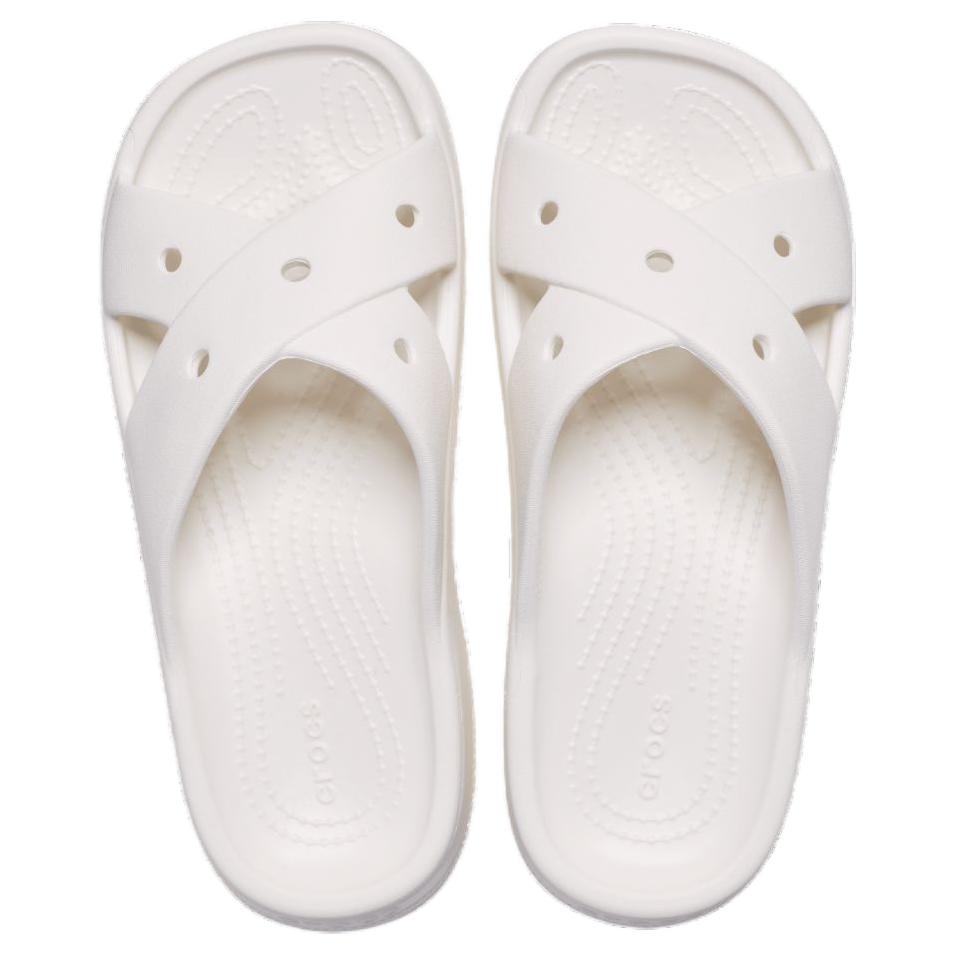 Crocs Повседневные простые EVA шлепанцы против трения женская обувь белые 210840-0WV