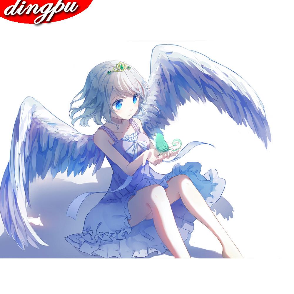 5d Алмазная картина Полный дрель Девушка Декор для дома Цветочная мозаика Изображение Стразы Подарок ручной работы