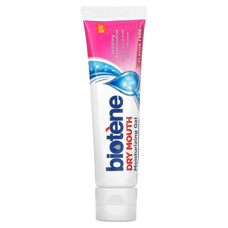 Dry Mouth Moisturizing Gel, Flavor Free, 1.5 oz (42 g)