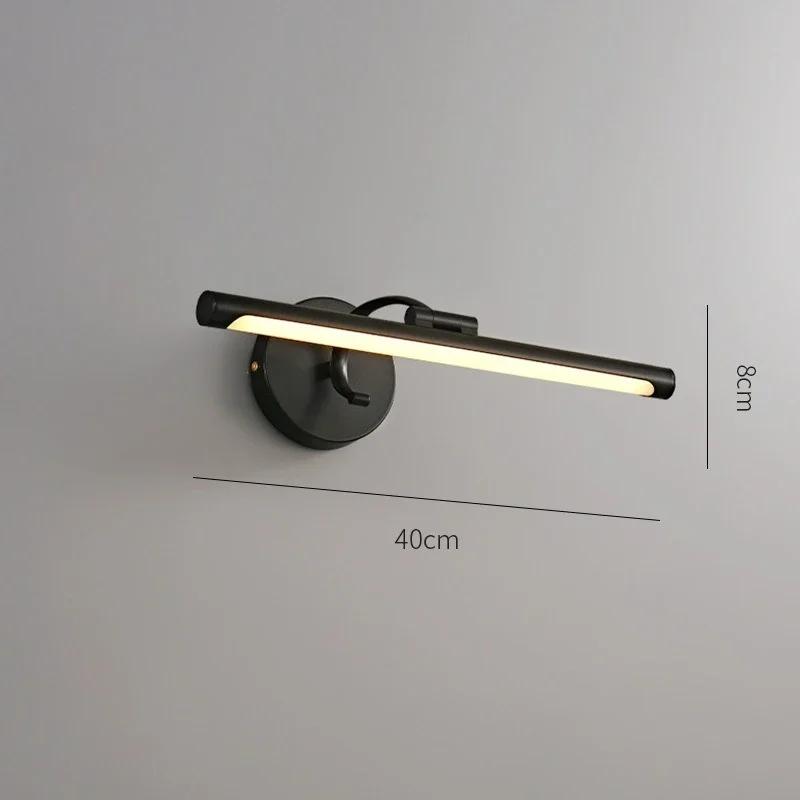 Современный светодиодный светильник для ванной комнаты, настенный светильник, внутреннее освещение, декор для дома, бра для спальни, осветительный прибор, декоративный светильник перед зеркалом