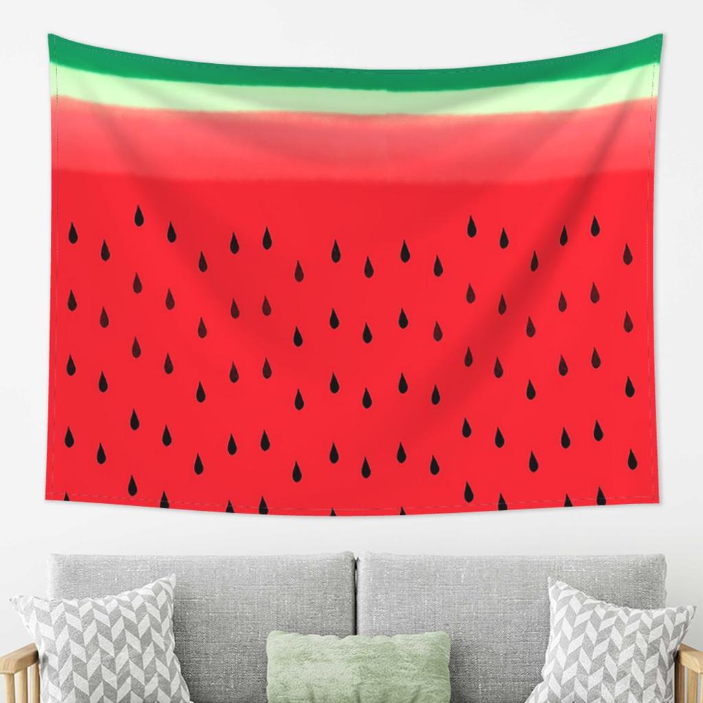 Watermelon Stripes Tapestry Decor Art Aesthetic Tapestries for Living Room Bedroom Home Wall Cloth Wall Hanging