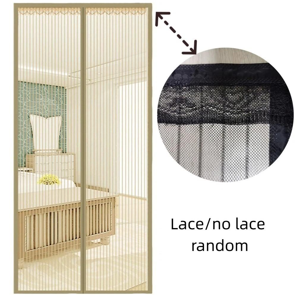 Without Noise Magnetic Mosquito Net Breathable Mesh Door Curtains Air Conditioner Room