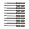 VESSEL Torx T15 X V ZP Bits, 65mm, 10-Piece Set,