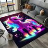 27 Style Unicorn Cartoon Dream Girl Carpet Rug for Living Room Bedroom Home Sofa Decoration,Kid Area Rug Non-slip Floor Mat Gift